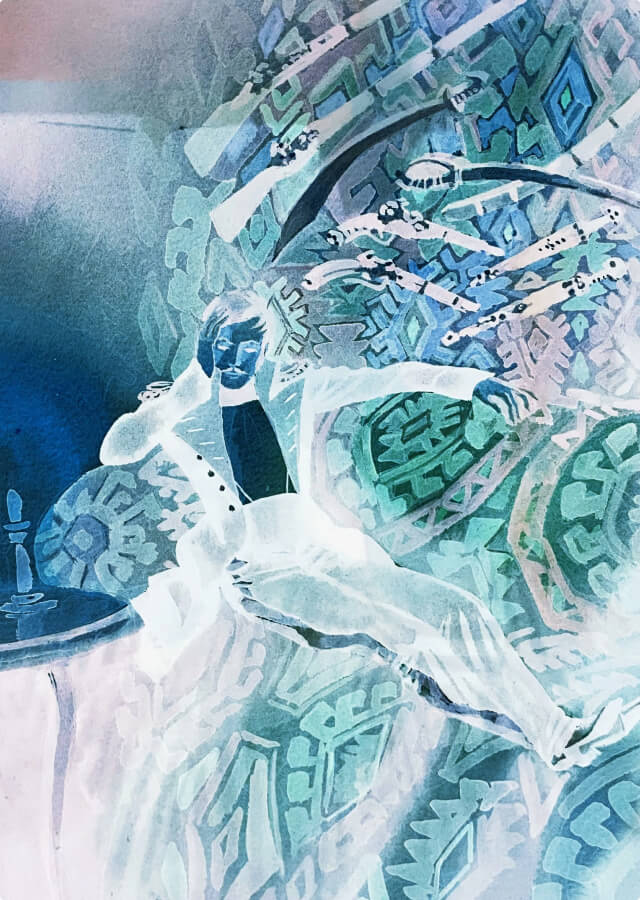 Иллюстрация к роману «Герой нашего времени». 1972