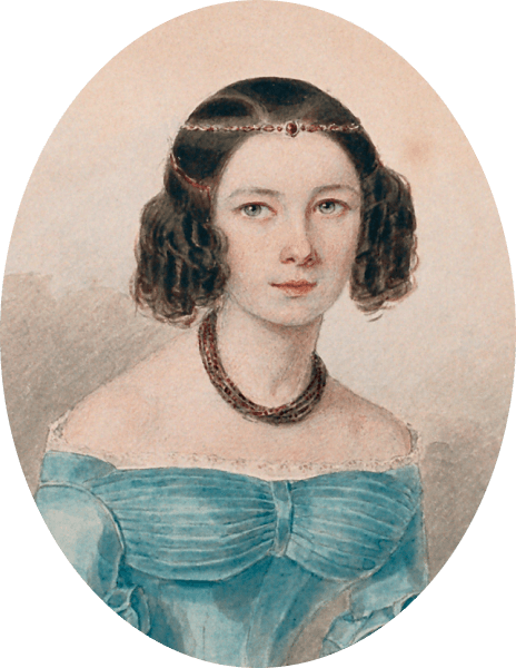 Иванова Наталья Федоровна (в замужестве Обрескова). Худ. — М. А. Кашинцев. 1834