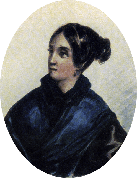 В. А. Лопухина. Акварель М. Ю. Лермонтова. 1835-1838 гг. 