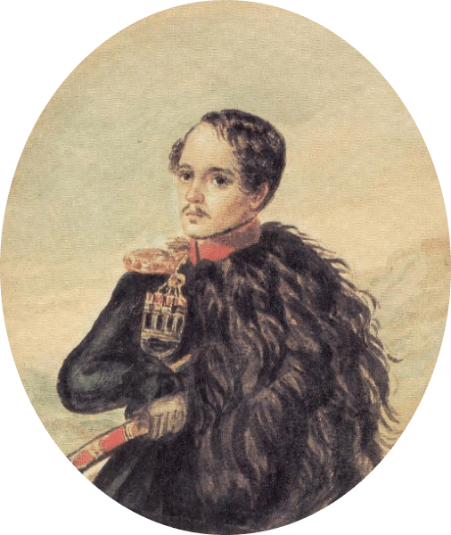 Автопортрет. М. Ю. Лермонтов. 1837-1838 гг.